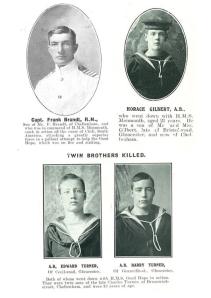 Capt Brandt, A.B. Gilbert, A.Bs Edward and Harry Turner